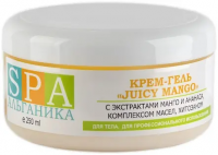 АЛЬГАНИКА. Крем-гель для тела «Juicy Mango» 250мл. с экстрактами манго и ананаса, комплексом масел, хитозаном купить в Ногинске